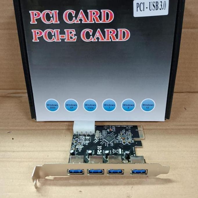 TERMURAH - PCI to USB 3.0 4PORT/PCIe To USB 3.0 4Port