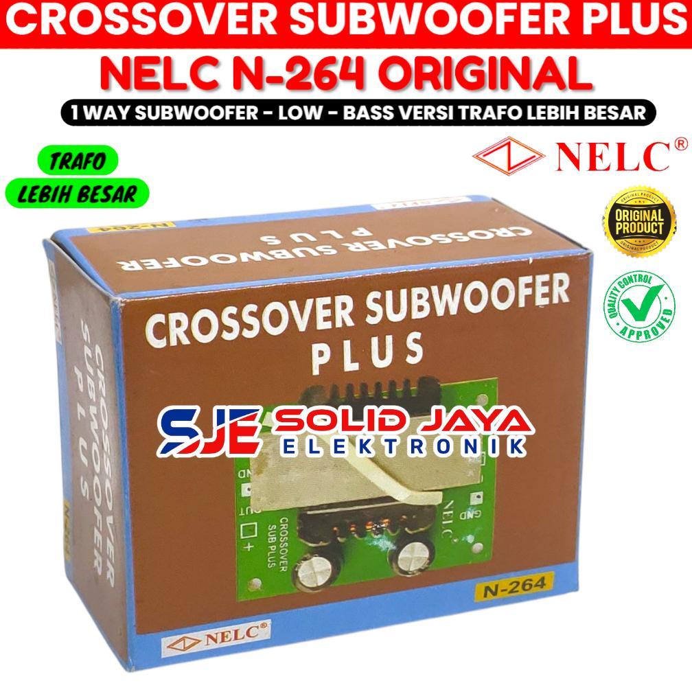 PROMO CROSSOVER SUBWOOFER PLUS 1 WAY N264 NELC CROSOVER SUB SUBWOFER LOW BASS SUB WOOFER CROSSOVER P