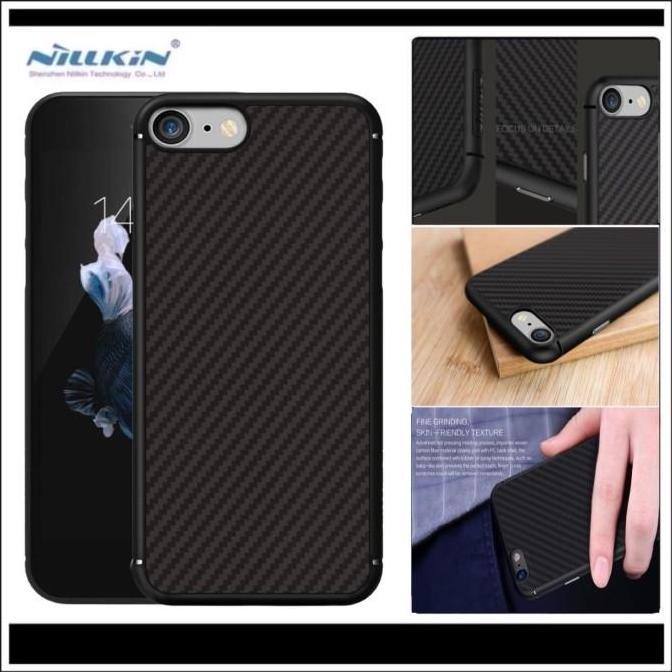 BEBAS ONGKIR - IPhone SE 3 SE3 2022 / SE2 SE 2 / SE 2020 Nillkin Synthetic Fiber Carbon Original Cas