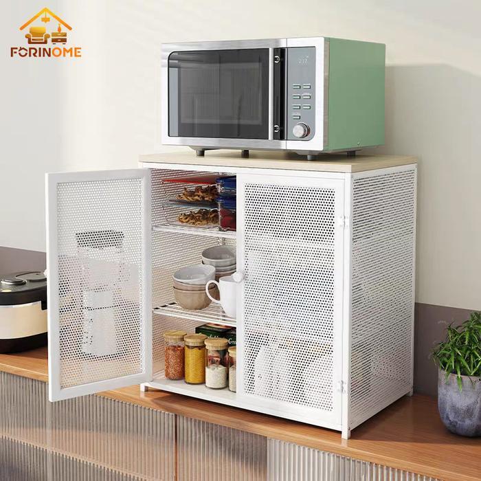 Tudung Saji 2 Pintu Lemari Makanan Piring Minimalis Rak Dapur Stainless Rak Penyimpanan Serbaguna Ra