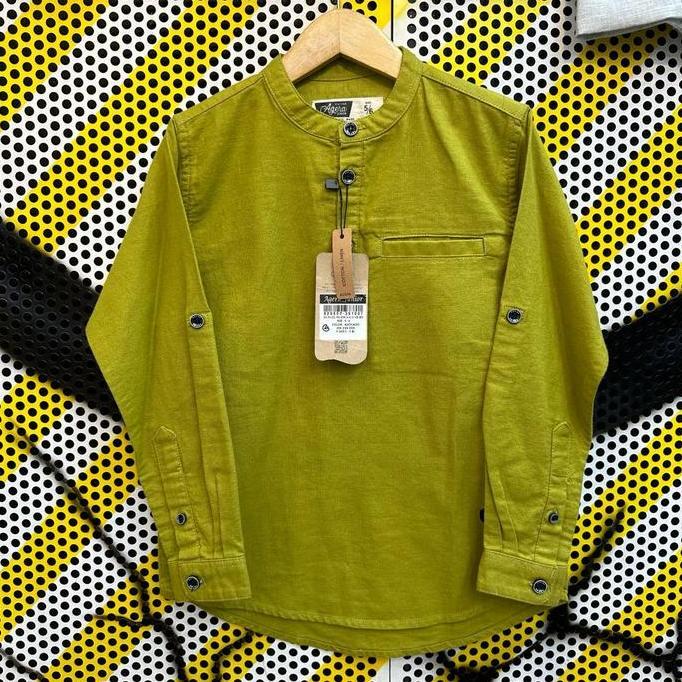 Agera Junior - Koko Panjang RS kancing setengah - KOKO panjang anak kekinian new fashion 2025 - Ager
