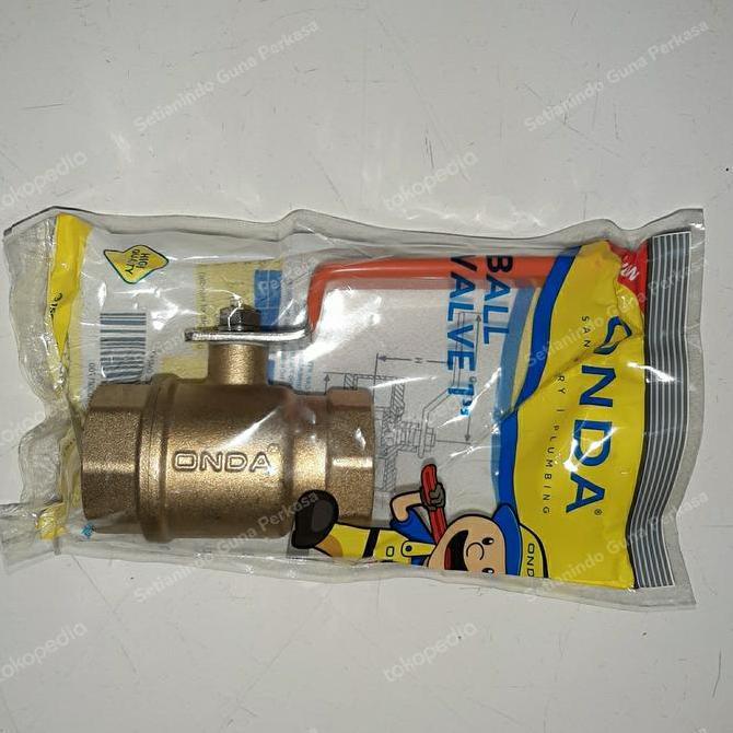 BALL VALVE / STOP KRAN ONDA 1 "