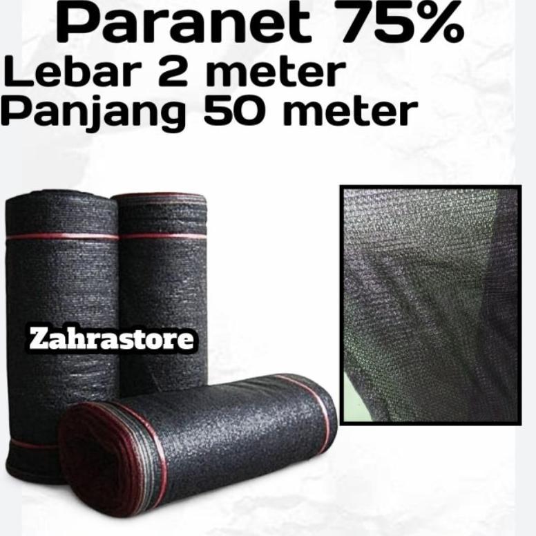 Paranet 75% Lebar 2 Meter Panjang 50 Meter