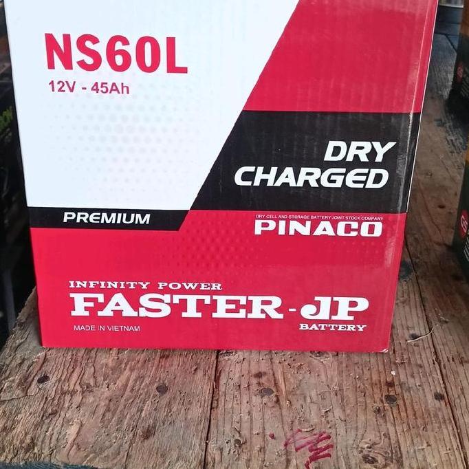 TERMURAH - Aki Ertiga/ Aki Xpander/ Faster NS60L JP/ 12V 45Ah/ Aki Livina