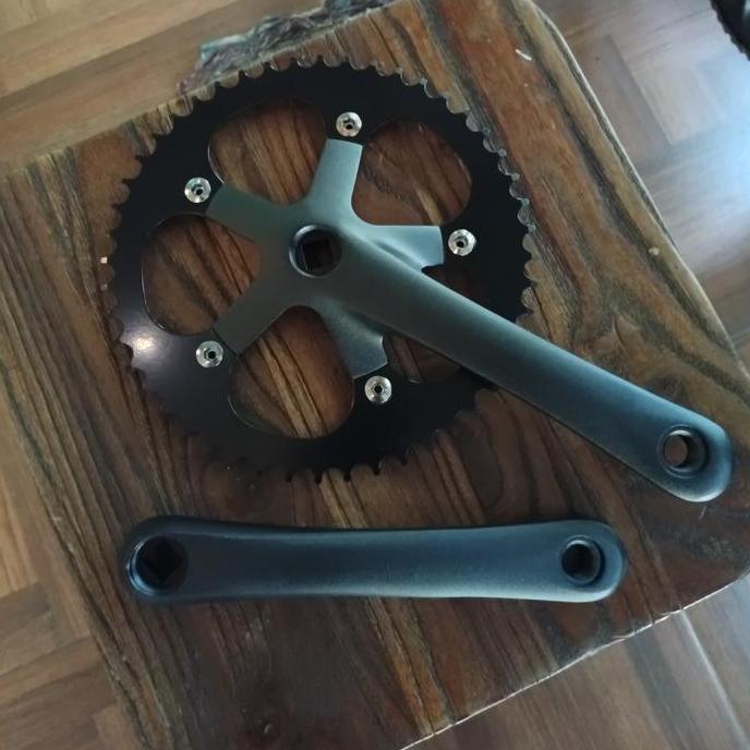 TERMURAH - Crank taiwan BCD130 single speed fixie 48t alloy
