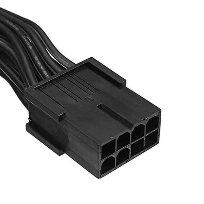 Inpoinpo- Kabel Vga 8 Pin Female To Dual 8 Pin Pcie (6+2) Male Black Edition
