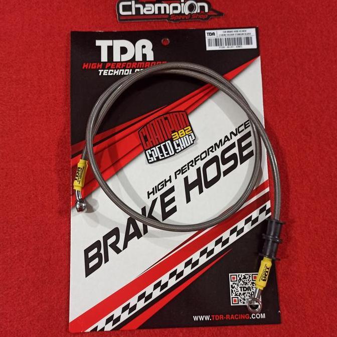 Selang Rem Depan Tdr 110Cm 110 Cm Silver Nmax Old 2015-2019 Non Abs Best Quality