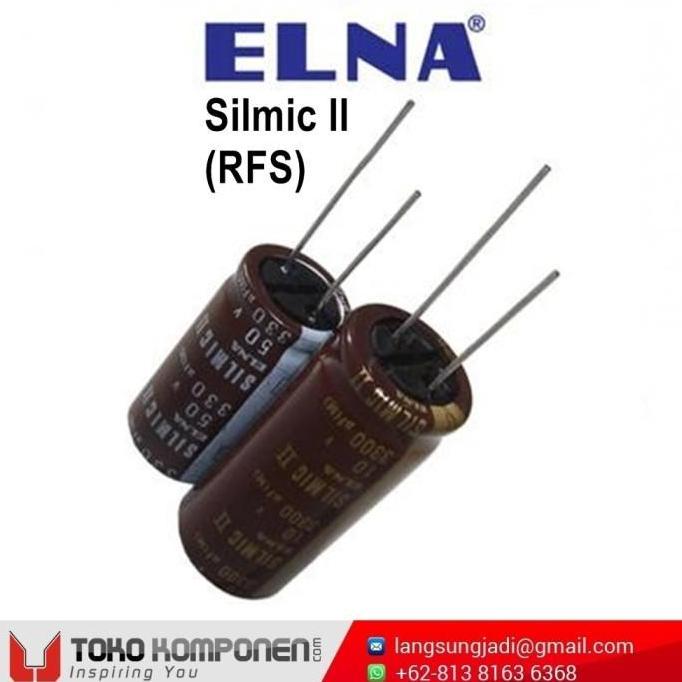 100Uf 100V Elna Silmic Ii (Rfs) Electrolytic Capacitor Terbaru