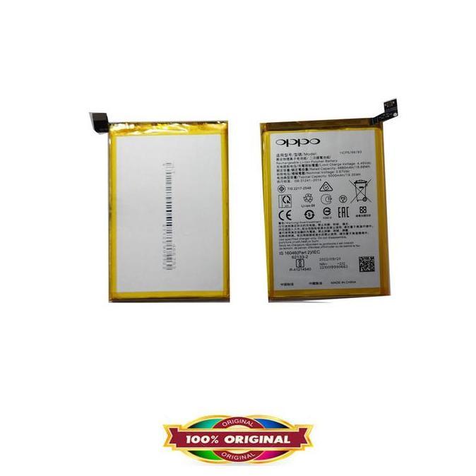 TERBARU - Original Battery for Oppo A77s 2022 - 5000 mAh - Garansi 1 Bulan