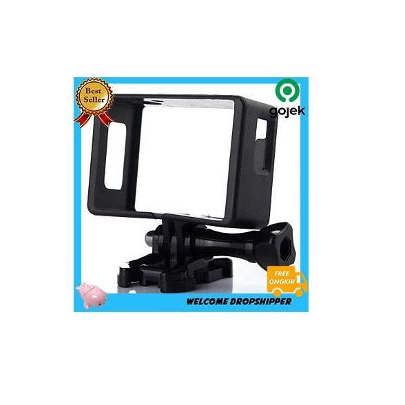 ARURU Plastic Side Frame Case SJCAM SJ4000 EKEN H9 H9R Action Camera