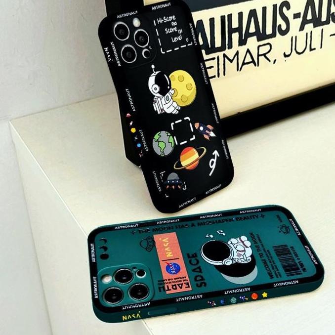 Casing Samsung A03 Case Little Nasa Space Mate