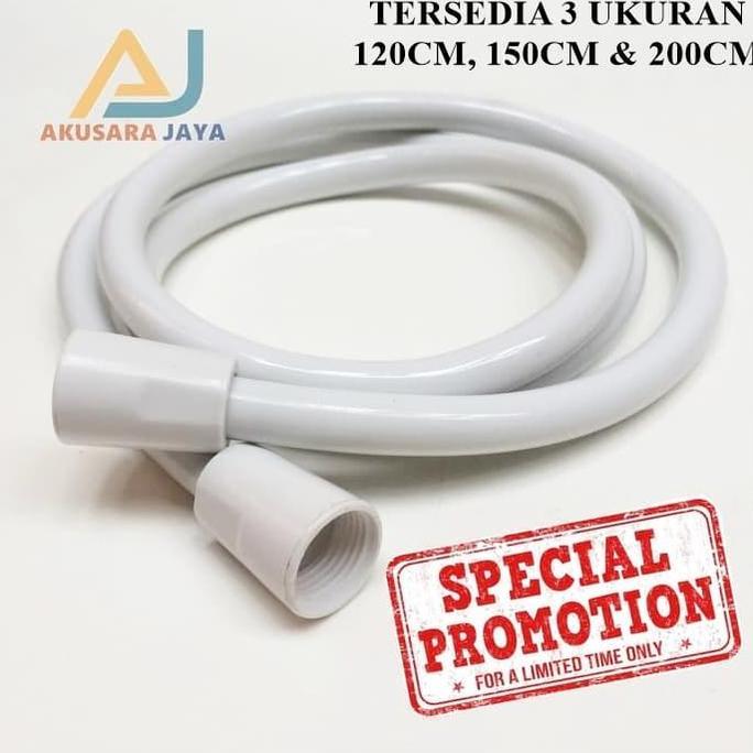 Teruss- Selang Shower / Selang Shower Closet / Selang Jet Shower | Putih Kd