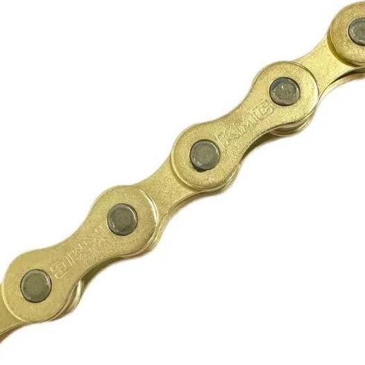 Rantai sepeda KMC S1 gold single speed fixie