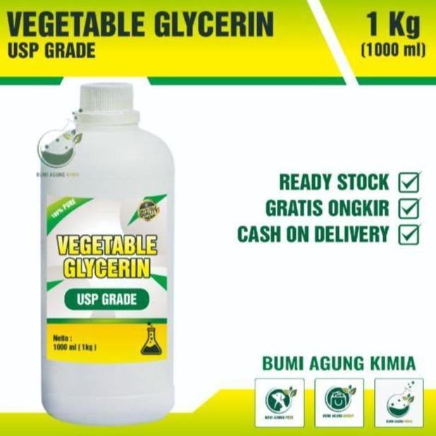 Bytwx- Vg Usp Grade / Vegetable Glycerin Gliserol Gliserin Glycerin 1Kg 1 Kg  Liquid Hand Sanitizer 
