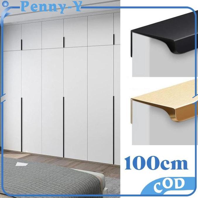 SOORIM Gagang Pintu Lemari Minimalis Handle Lemari Gold Tarikan Pintu Lemari