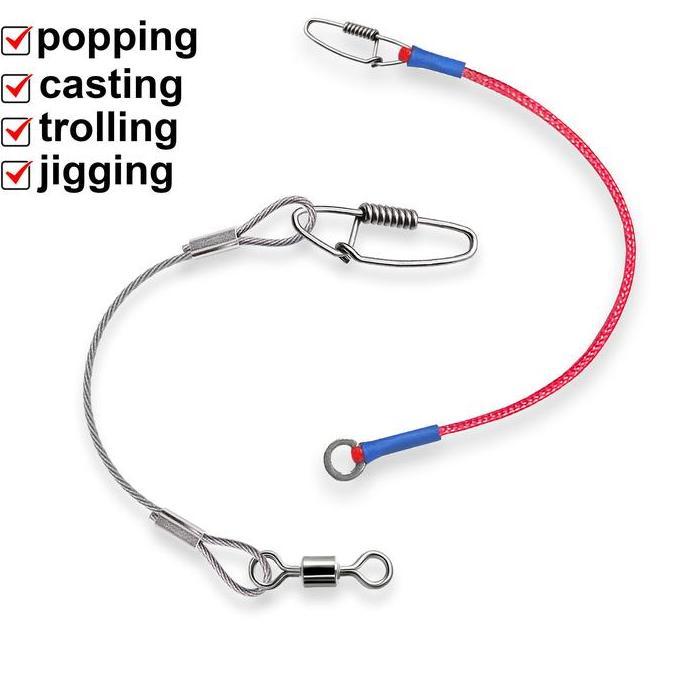 FINESSE Bemper Umpan Kevlar Kawat Seling Armor Pancing Pelindung Anti Gigi Tajam