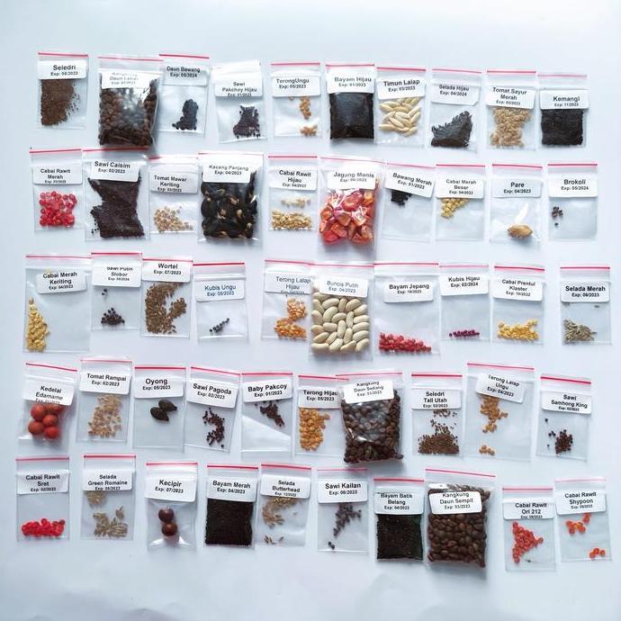 Grdwix- Bibit Sayuran 50 Macam Tanaman Sayur Lengkap Petani Urban Benih Seribuan