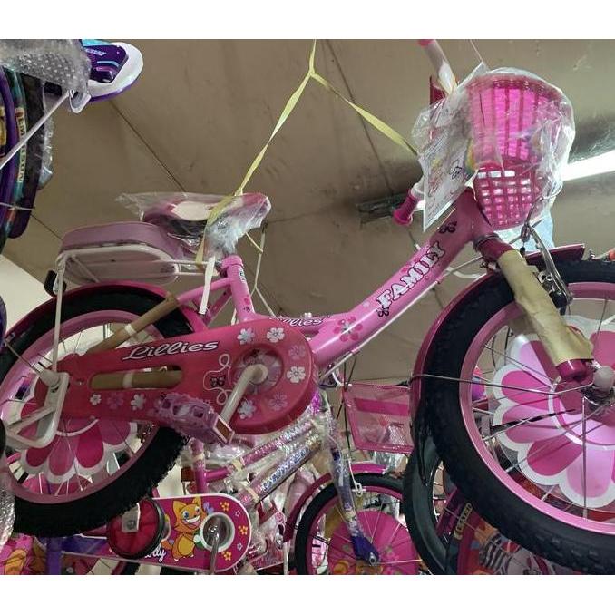 Sepeda Anak Perempuan 16 Family Lilies