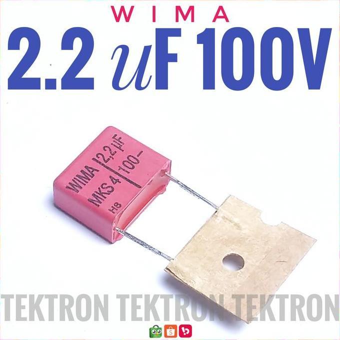 Wima 2.2Uf 100V 225 2U2 2U2F Audiophile Coupling Filter Capacitor Baru