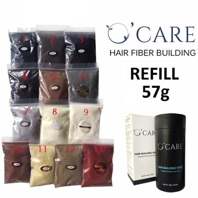 Nandiareva0 - OCARE HAIR BUILDING FIBER REFILL 57g HITAM / RAMBUT ANTI BOTAK