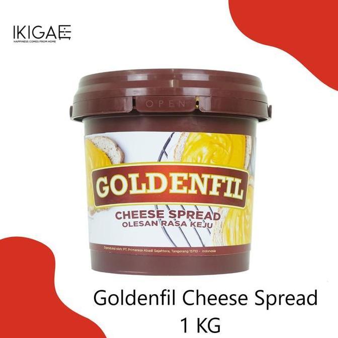 GOLDENFIL CHEESE SPREAD / SELAI KEJU 1 KG PROMO 