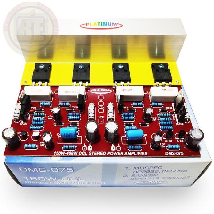 KIT Power Amplifier OCL Stereo 150-400 Watt TR TIP MOSPEC