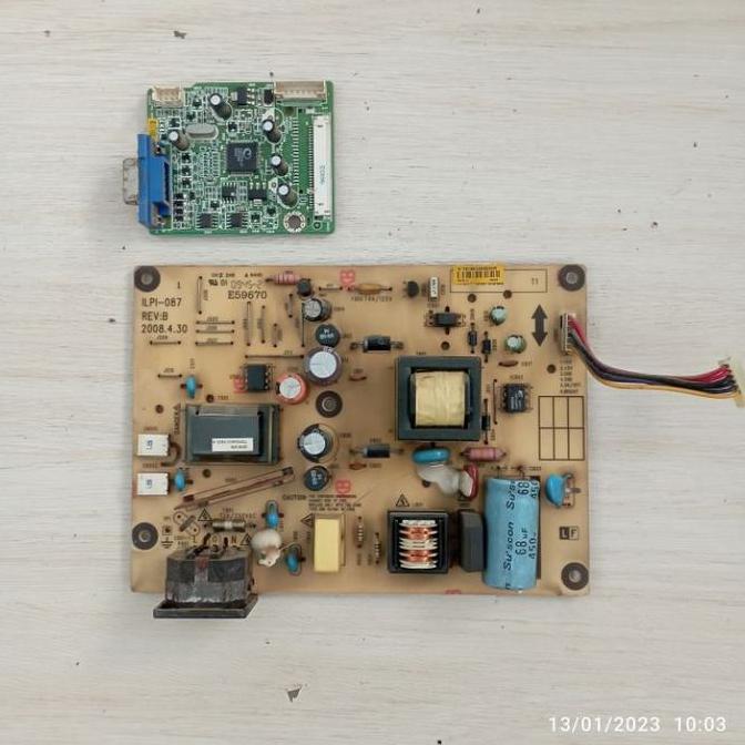 motherboard module psu power supply mesin MONITOR X163W