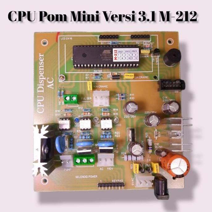 CPU Pom Mini AC Atmega 32 Versi V.3.1 (Fitur Edit Nama, Ganti