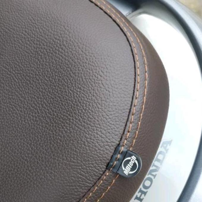 KULIT COVER JOK MOTOR BAHAN MBTECH SPECIAL WARNA COKLAT