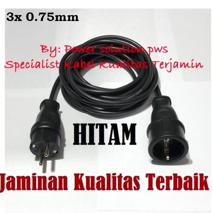 Kabel Listrik Tambahan ( Extension ) 12 Meter Kabel Rol colokan kabel