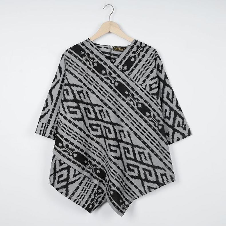 PROMO Blouse Batik Motif Songket etnic Terbaru Atasan Blouse Motif Songket etnic