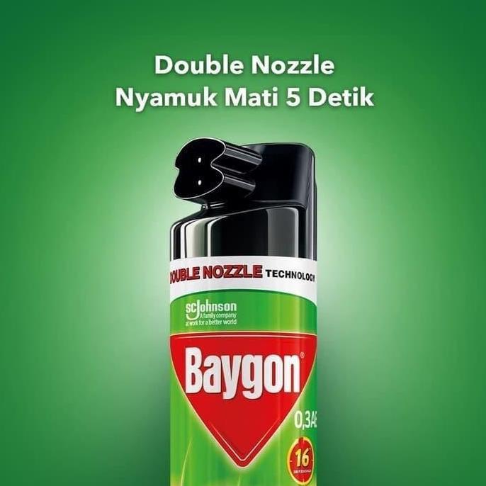 Ready  Baygon Aerosol 600 ml Lavender Obat Nyamuk Spray Semprot