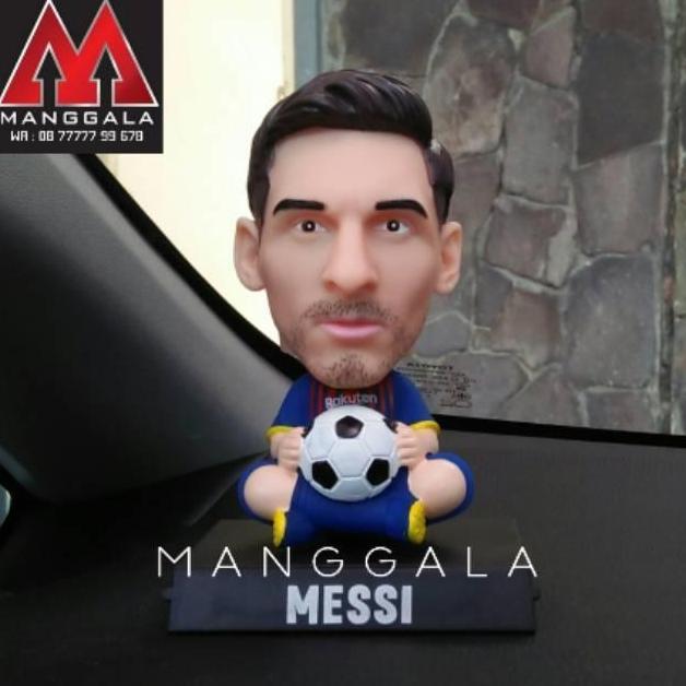 Boneka Pajangan Bobble Head Goyang Dashboard Mobil Messi