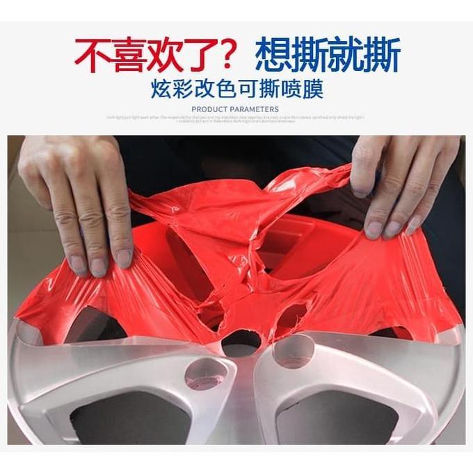 Crbig- Rubber Paint Cat Semprot Velg Body Mobil X6