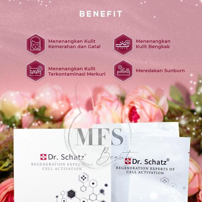 Rexzix- Dr. Schatz - Mcc Sheet Mask - Masker Wajah Ori / Kulit Kemerahan / Kulit Meradang / Sehabis 