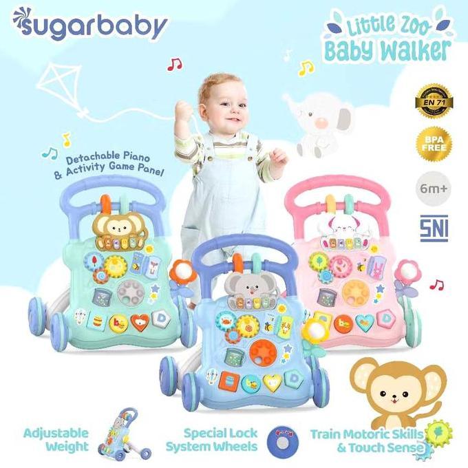 bod.sanah - moms_ sugarbaby mycircus walker activity walker push walker | sugarbaby little zoo / act