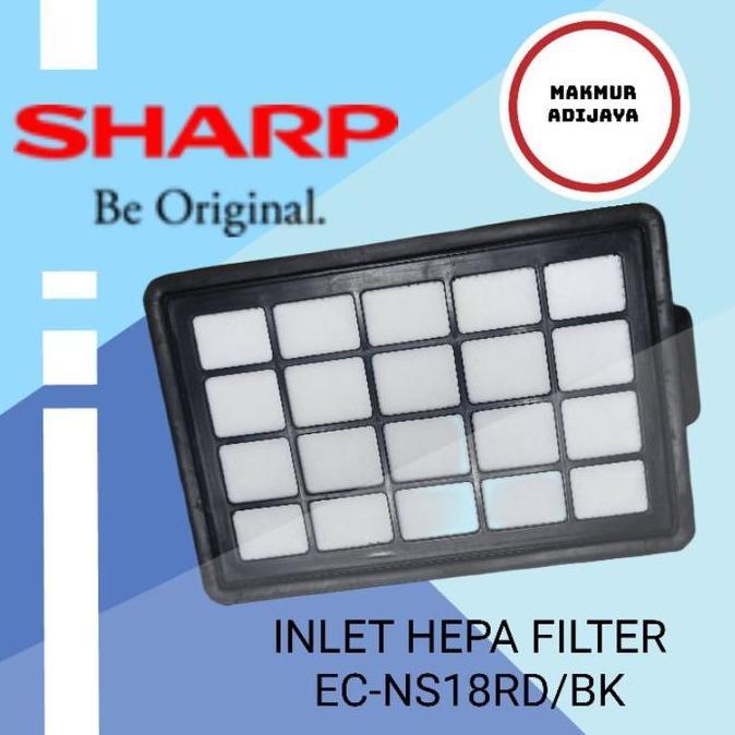 Inlet Hepa Filter Vakum Cleaner Sharp EC-NS18-RD EC-NS18-BK Original