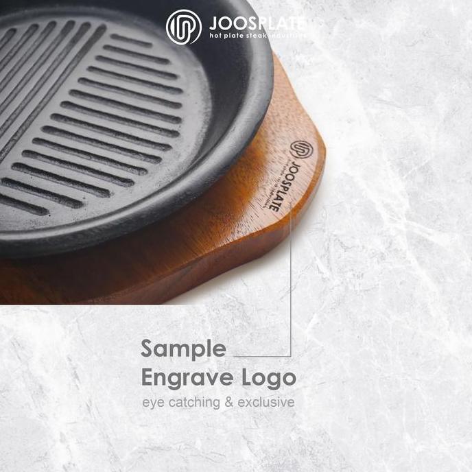 Hot Plate Steak Bulat Pepper Lunch / Piring Steak Bulat pepper lunch IRF