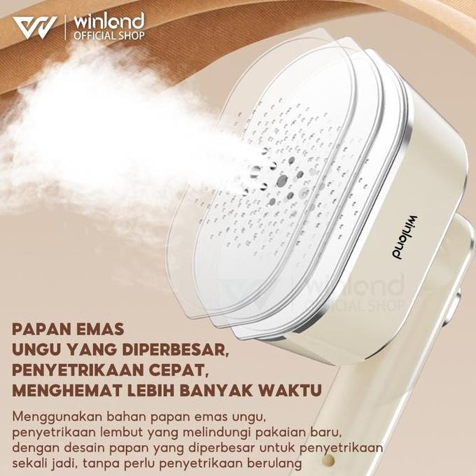 [COD] Winland Setrika Uap Vulga Setrika Mini Portable Cepat Panas Traveling Setrika Portable Setrika
