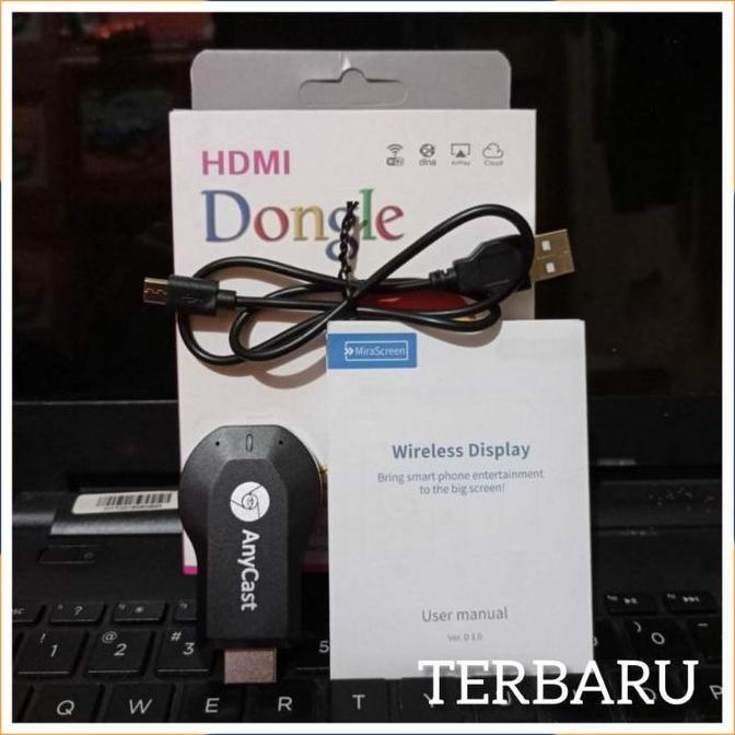 [COD] ANYCAST DONGLE SCREEN MIRRORING / ALAT PENYAMBUNG HP KE TV + SAMBUNGAN KABEL HDTV EXTENSION / 