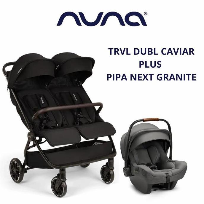 NUNA TRVL DUTWIN STROLLER