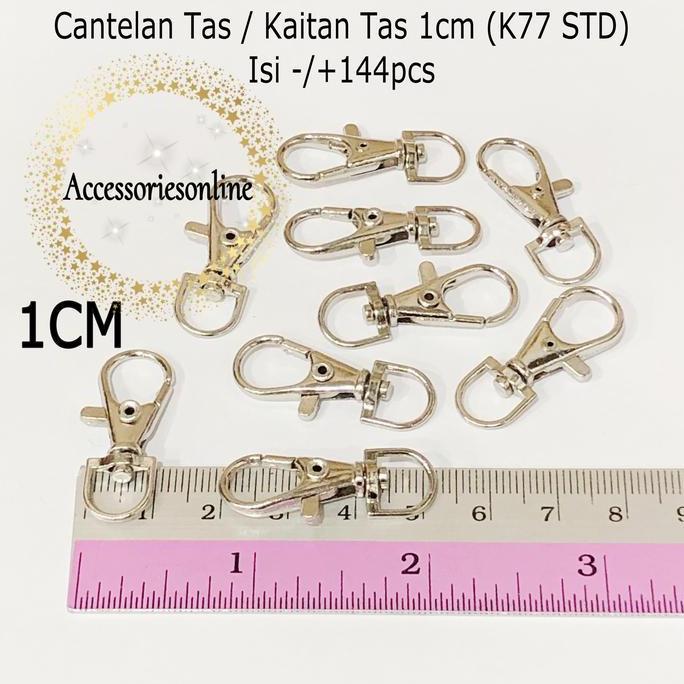 Cantelan Tas / Kaitan Tas / ID CARD 1 cm (K77 STD) PerGross NKL