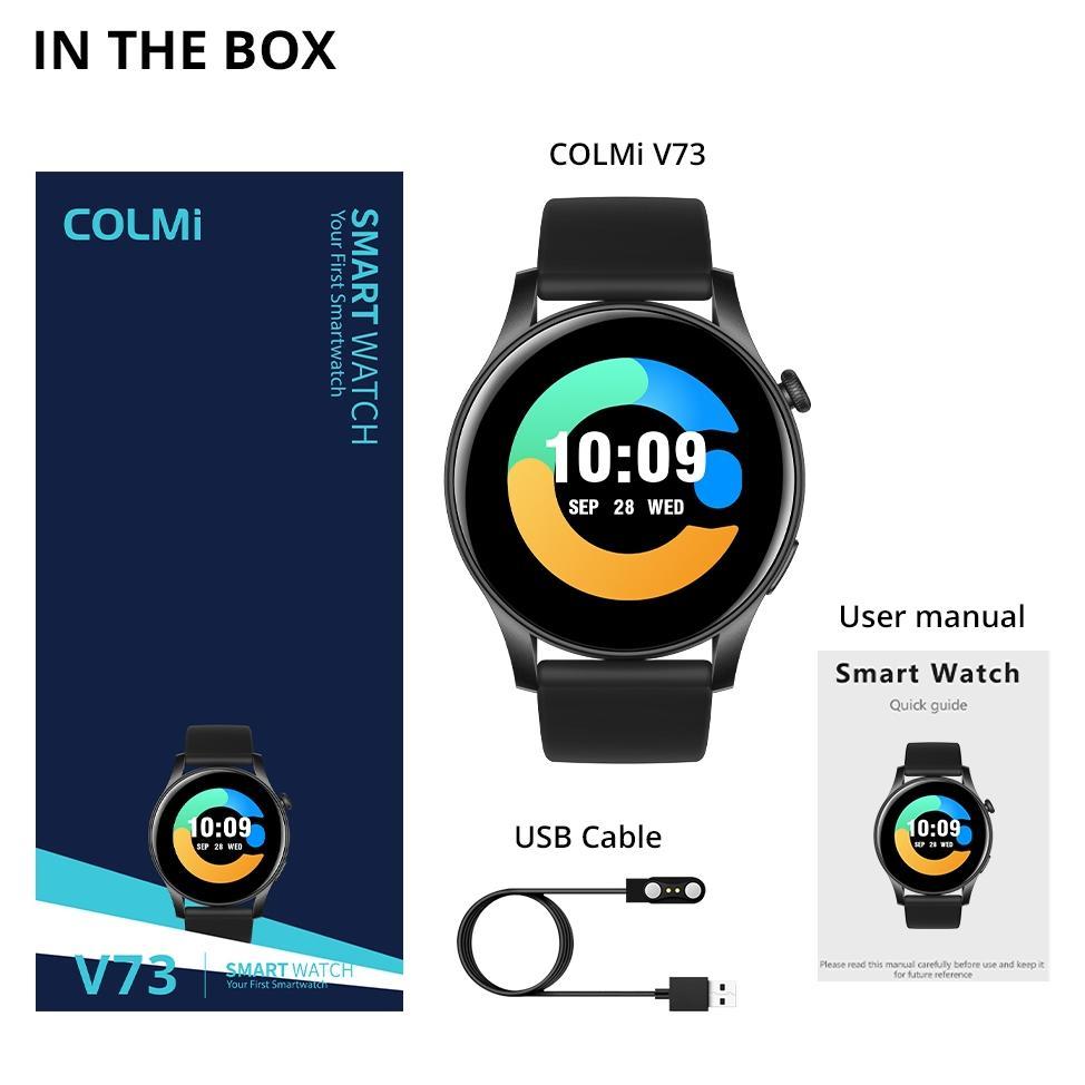 BEST DEALS COLMI V73 smart watch AMOLED screen Muslim prayer Health Monitoring Men Watch Women Watch