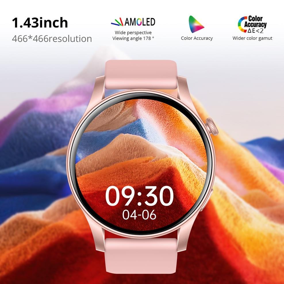 NEW COLMI V73 smart watch AMOLED screen Muslim prayer Health Monitoring Men Watch Women Watch Blueto