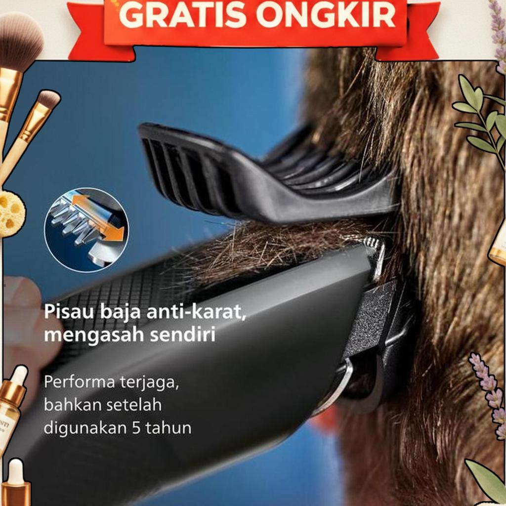 Philips Hair Clipper Pemotong Rambut Series 3000 - Hc3525/15