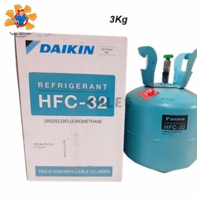 FREON DAIKIN R32 3 KG ORIGINAL NEW DAIKIN 100