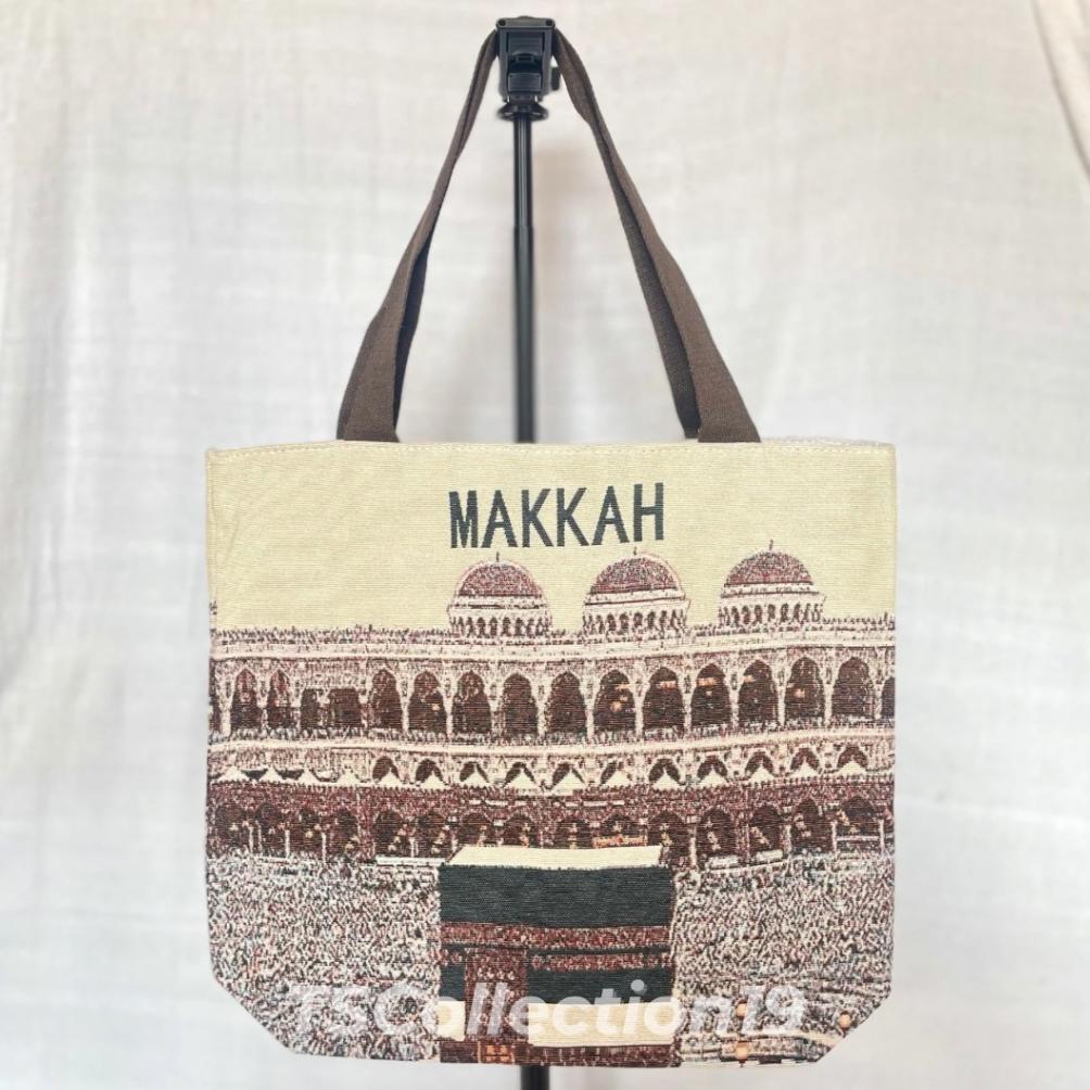 Tas Kanvas Arab Oleh-Oleh Umroh Haji Souvenir Jamaah | Mekkah Madinah Premium