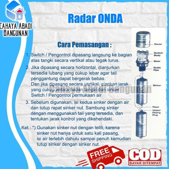 Radar Air ONDA | Radar Toren | Radar Pelampung | Radar Otomatis