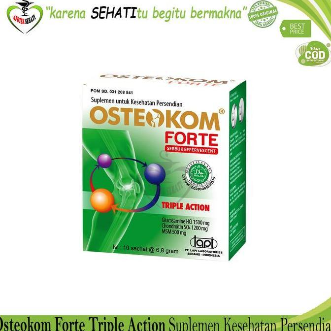 Osteokom FORTE Box Suplemen Kesehatan Tulang