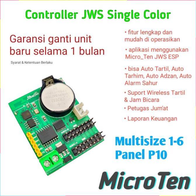 CONTROLLER JWS SINGLE COLOR 1-6 PANEL P10 ORIGINAL DAN TERPERCAYA